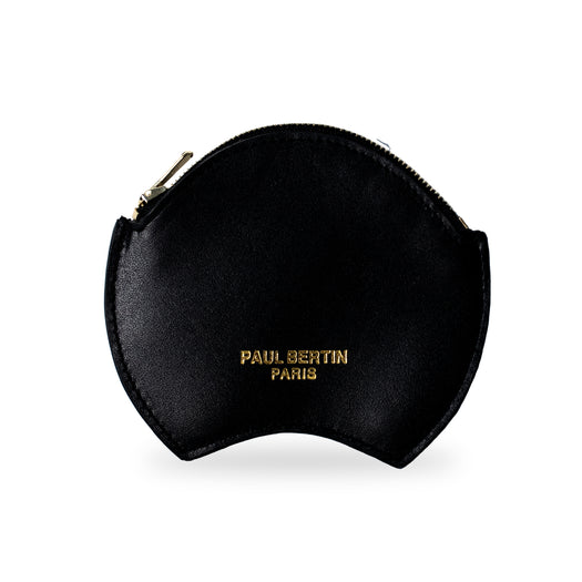 Porte-monnaie en cuir noir - Paul Bertin Paris