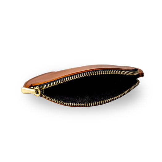 Porte-monnaie en cuir orange - Paul Bertin Paris