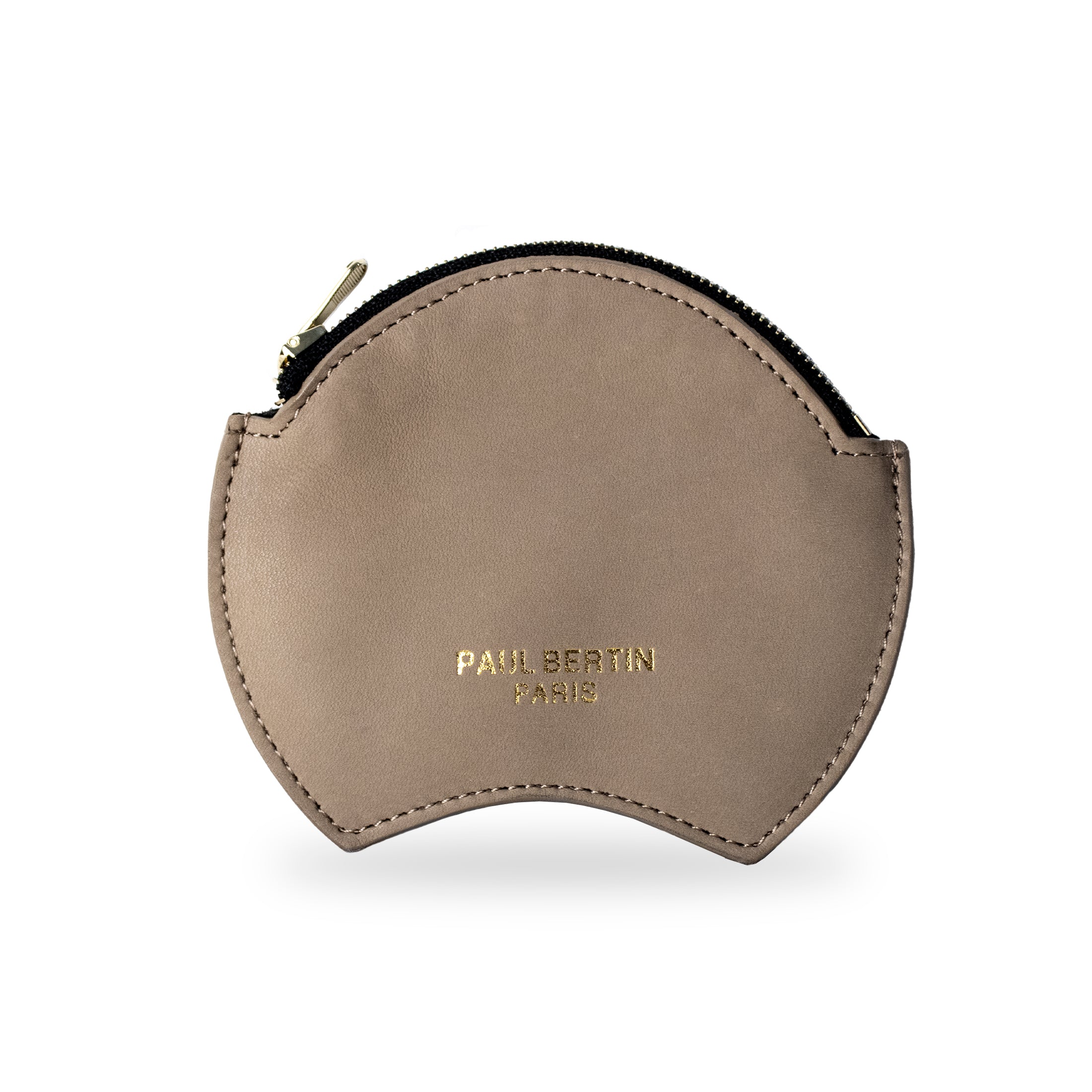 Porte-monnaie en cuir beige - Paul Bertin Paris