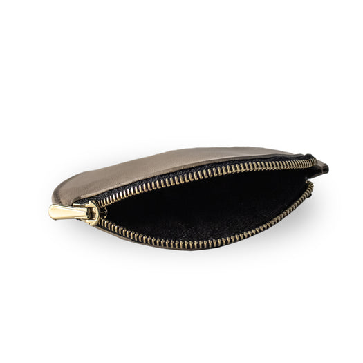 Porte-monnaie en cuir beige - Paul Bertin Paris
