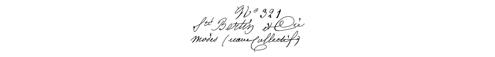 signature du fondateur de Paul Bertin Paris